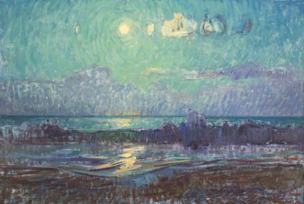 Ben Fenske, ‘Moon Over Ocean Waves’, 2013