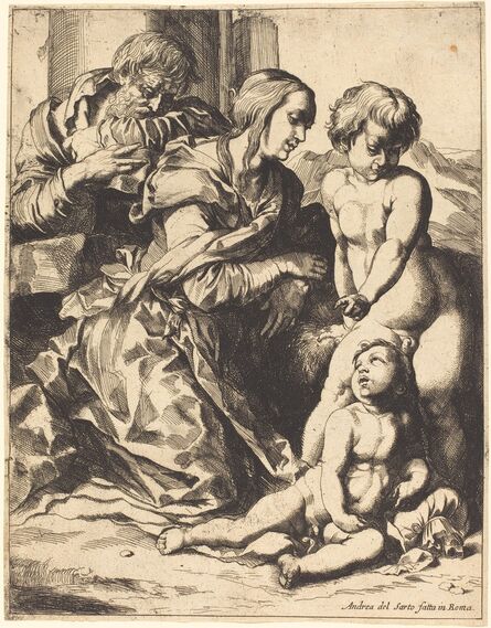 Pierre Brebiette after Andrea del Sarto, ‘The Holy Family’