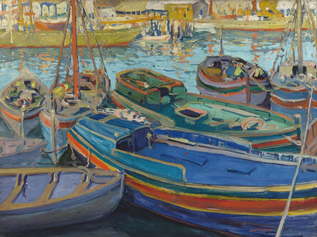 Jane Peterson, ‘Fishing Boats’, ca. 1920