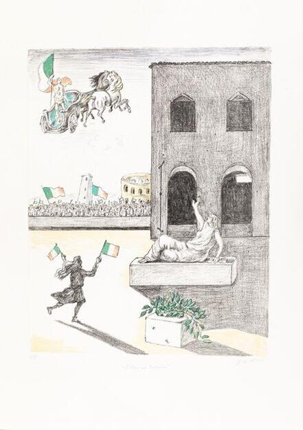 Giorgio de Chirico, ‘L'Italia del centenario ’, 1971