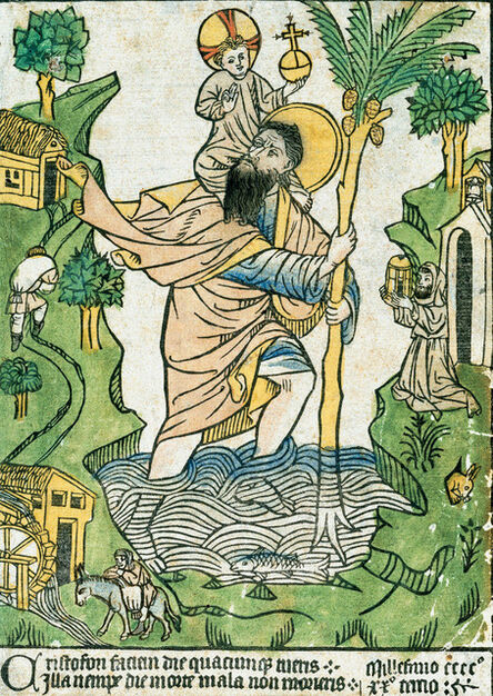 ‘The Buxheim Saint Christopher’, 1423