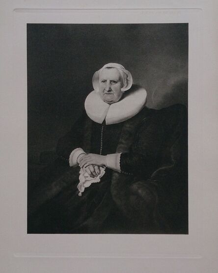 Rembrandt van Rijn, ‘Portrait D'Elisabeth Bas’, ca. 1910