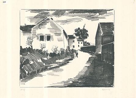 Maurice de Vlaminck, ‘La route de Nesles’, 1921