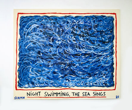 Anders SCRMN Meisner, ‘Night Swimming, The Sea Sings’, 2021