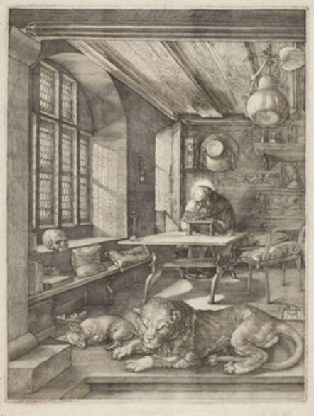 Albrecht Dürer, ‘Saint Jerome in his Study (B. 60; M., Holl. 59; S.M.S. 70)’, 1514