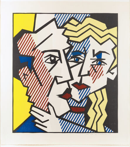 Roy Lichtenstein, ‘The Couple, from the Expressionist Woodcut series’, 1980