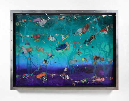 Ashley Bickerton, ‘Flotsam Painting  (Large Size)’, 2019
