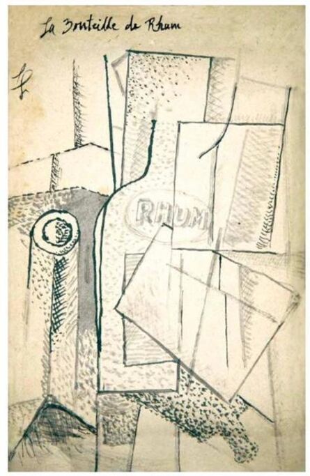 Fernand Léger, ‘La Bouteille de Rhum’, 1914