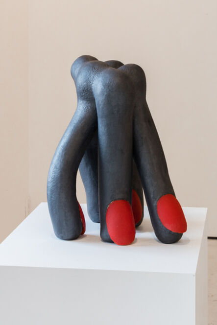 Elsa Sahal, ‘Slippery Hand 1 (Black and Red)’, 2020