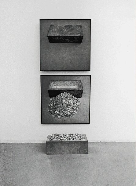 Timm Ulrichs, ‘Trog, sich selbst beinhaltend (Trough, containing itself)’, 1969