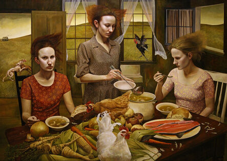 Andrea Kowch, ‘The Feast - 1st Limited Edition Framed Hand Signed Print’, 2017