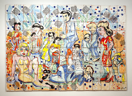 Viola Frey, ‘Tile Wall ’, 1999