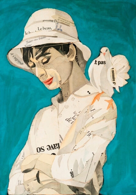 Pedro García Villegas, ‘Audrey with doves’, ca. 2019