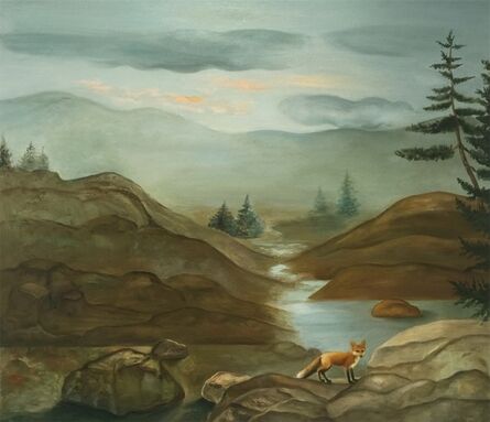 Jane Smaldone, ‘Lone Fox with Mountains’, 2016