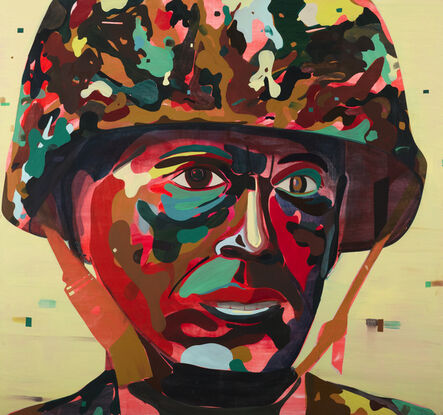 Jules de Balincourt, ‘Psychedelic Soldier’, 2012