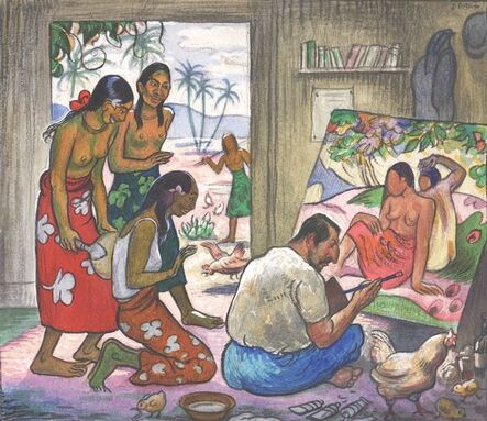 Douglas Percy Bliss, ‘Paul Gauguin in his Polynesian Paradise’, 1935
