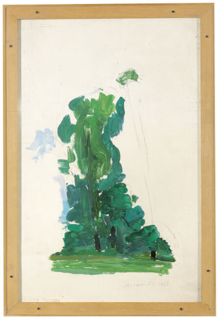 Joannis Avramidis, ‘Landscape in the Viennese Prater’, 1963