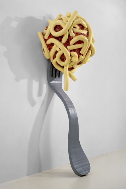 Claes Oldenburg & Coosje van Bruggen, ‘Leaning Fork with Meatball and Spaghetti II’, 1994