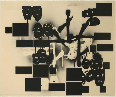 Barry Le Va, ‘Untitled (Munich-Africa - Masks, Matrixes, Burials, Bunkers)’, 1993