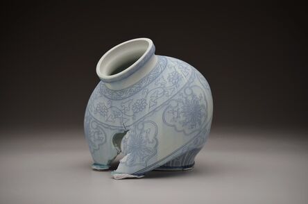 Steven Young Lee, ‘Kuan Jar in Blue and White’, 2016