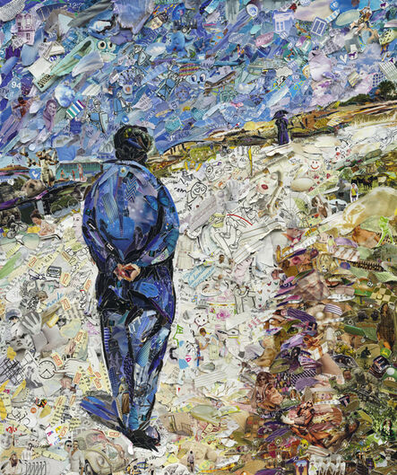 Vik Muniz, ‘Father Magloire on the Road between Saint-Clair and Etretat, after Gustave Caillebotte’, 2013