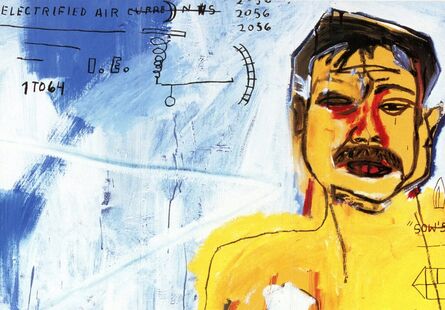Jean-Michel Basquiat, ‘Basquiat Enrico Navarra Gallery Paris 1999 (announcement)’, 1999