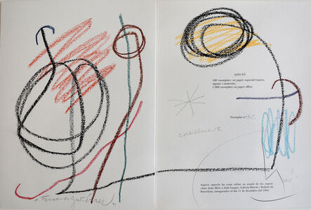 Joan Miró, ‘Untitled (Fernando Gutiérrez) | Sans titre’, 1964