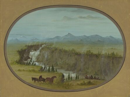 George Catlin, ‘Falls of the Snake River’, 1855/1869