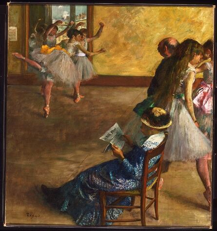 Edgar Degas, ‘The Ballet Class’, about 1860