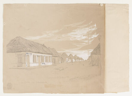 Frederic Edwin Church, ‘Calle de Commerce, Barranquilla, Colombia’, 1853