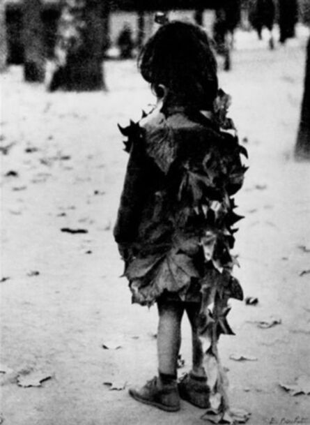 Edouard Boubat, ‘La petite fille aux Feuilles Mortes, Jardin de Luxembourg, Paris’, 1948