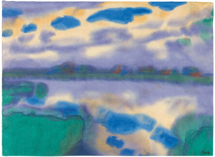 Emil Nolde, ‘Afternoon by the water’, 1930/1935
