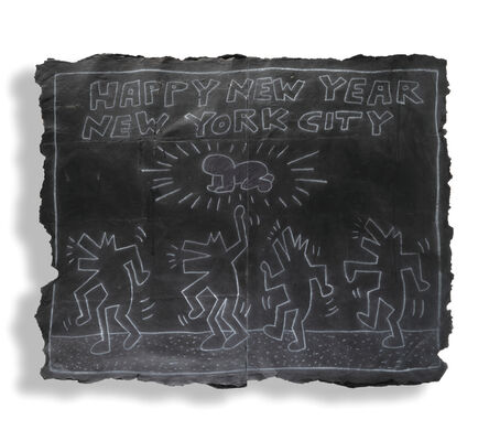 Keith Haring, ‘Happy New Year New York City’