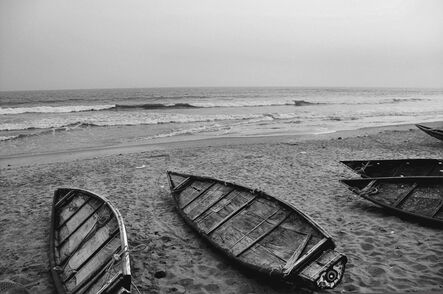 Mohan Lal Majumder, ‘Sea Beach, Black and White Photography, Indian Artist" In Stock"’, 2011