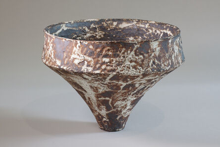 Akihiro Nikaido, ‘ceramic vase mashiko rust’, ca. 2013