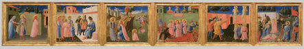 Fra Angelico, ‘Predella from the Annalena altarpiece: Six Scenes from the Life of Cosmas and Damian’, About 1434