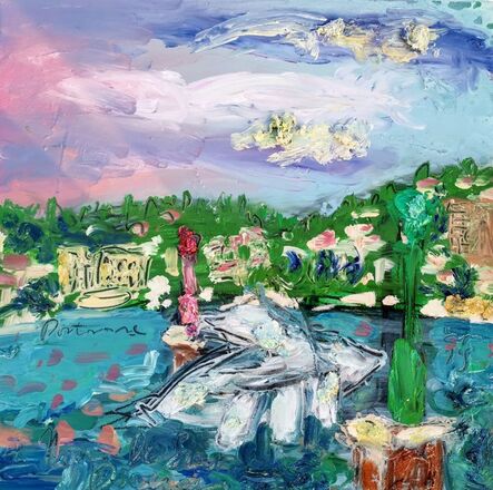 Norma de Saint Picman, ‘Water paintings summer 2019 - plein air in situ paintings, Marina Portorose - Bateau - poisson’, 2019
