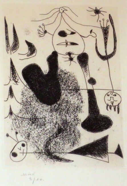 Joan Miró, ‘Sablier couche’, 1938