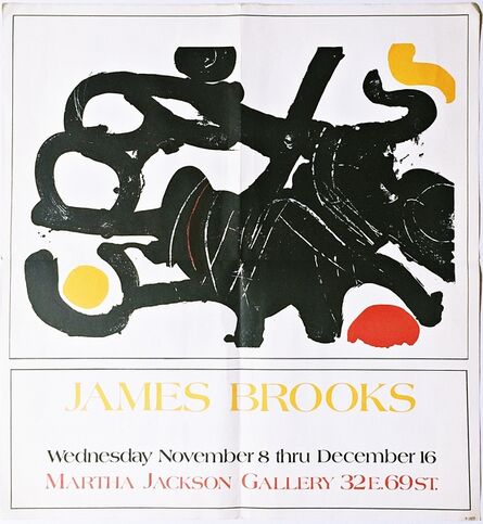 James Brooks (1906-1992), ‘Martha Jackson Gallery ’, 1972