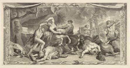 Charles Le Brun, ‘[Hercules battling the centaurs]’, 1713-1719