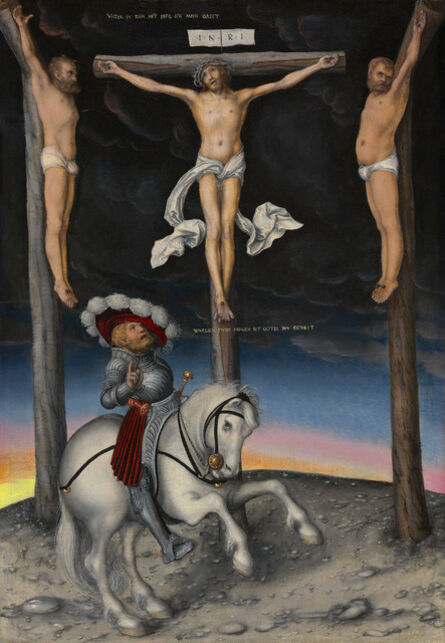 Lucas Cranach the Elder, ‘The Crucifixion with the Converted Centurion’, 1536