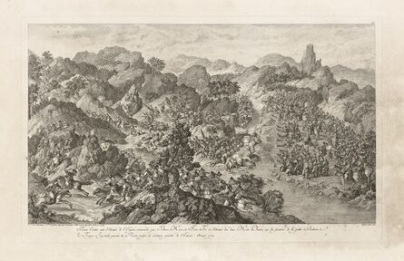 Isidore-Stanislaus-Henri Helman, ‘Premier Combat entre l'Arm‚e de l'Empire... (plate XII)’, 1783