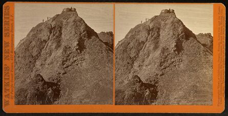 Carleton E. Watkins, ‘Round Top, Coast and Geodetic Station, 10,700 ft., Alpine County, California’, 1879