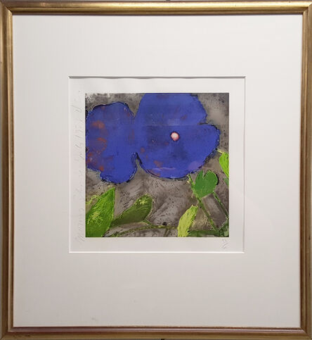 Donald Sultan, ‘Morning Glories (Dark Blue)’, 1988