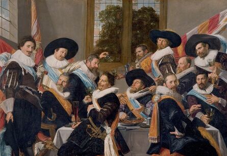 Frans Hals, ‘Officers of the Haarlem Militia Company of Saint Adrian’, ca. 1627