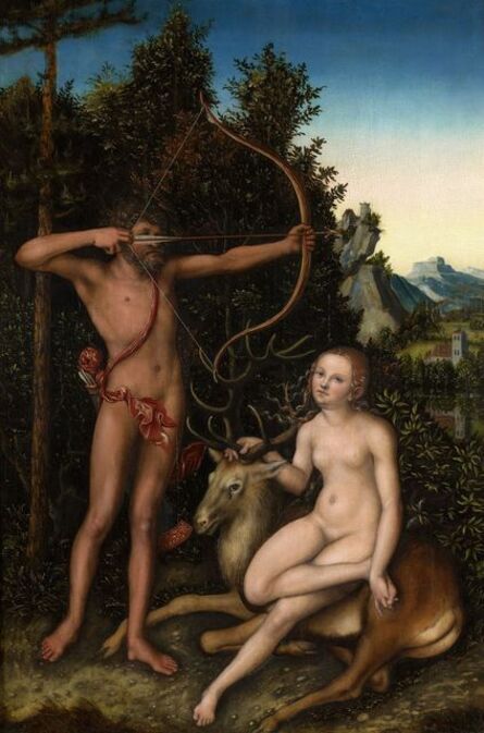 Lucas Cranach the Elder, ‘Apollo and Diana’, ca. 1526