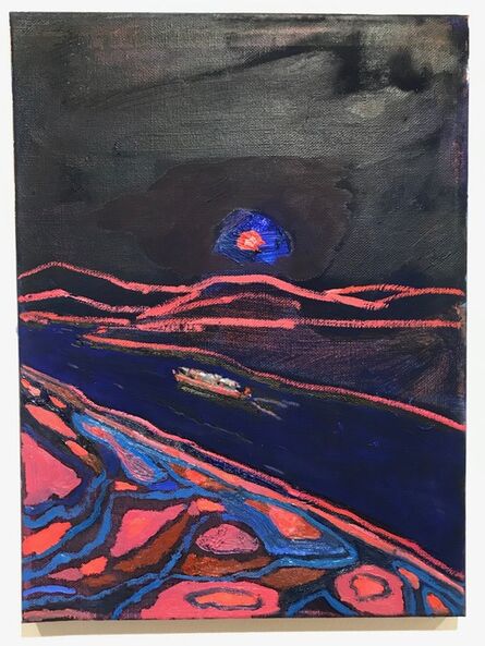 Lisa Sanditz, ‘Landscape Color Study, Dark Barge’, 2022