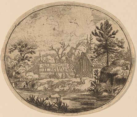 Allart van Everdingen, ‘Hamlet at the Bank of a River’, probably c. 1645/1656