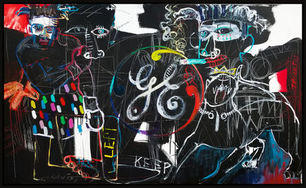 Peter Triantos, ‘Homage Basquiat (Untitled #129)’, 2019