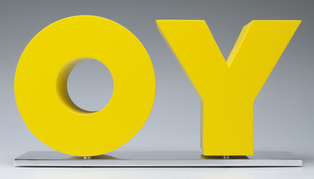Deborah Kass, ‘OY/YO (Yellow)’, 2011
